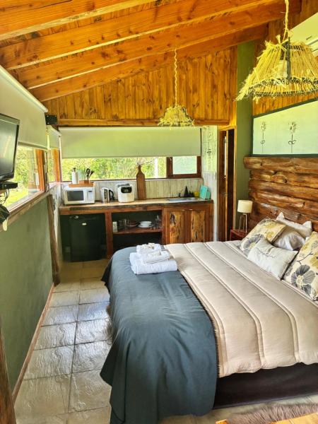 Cabañas monoambiente La Generosa LP, Брондау  Lago Puelo Chubut