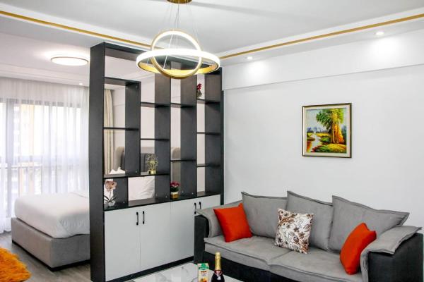 lovely fully furnished studio apartment in kilimani with unbeatable city views, Брондау  Nairobi Rwanda
